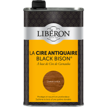 Cire antiquaire « black bison » liquide 1L - Chêne foncé - LIBERON